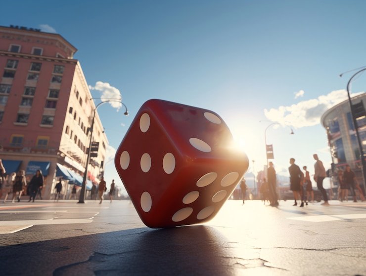 Tampilan permainan live casino dengan meja blackjack dan dealer langsung